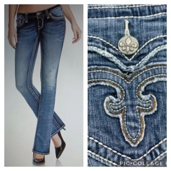 Rock Revival Denim - J889 GUC $174 Rock Revival Debbie Bootcut Jeans size 29
